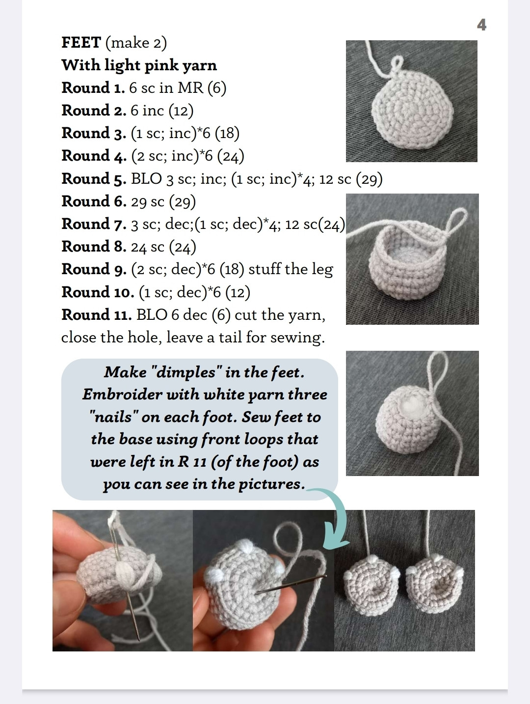Crochet Pattern for Adorable Baby Triceratops Stacking Toy