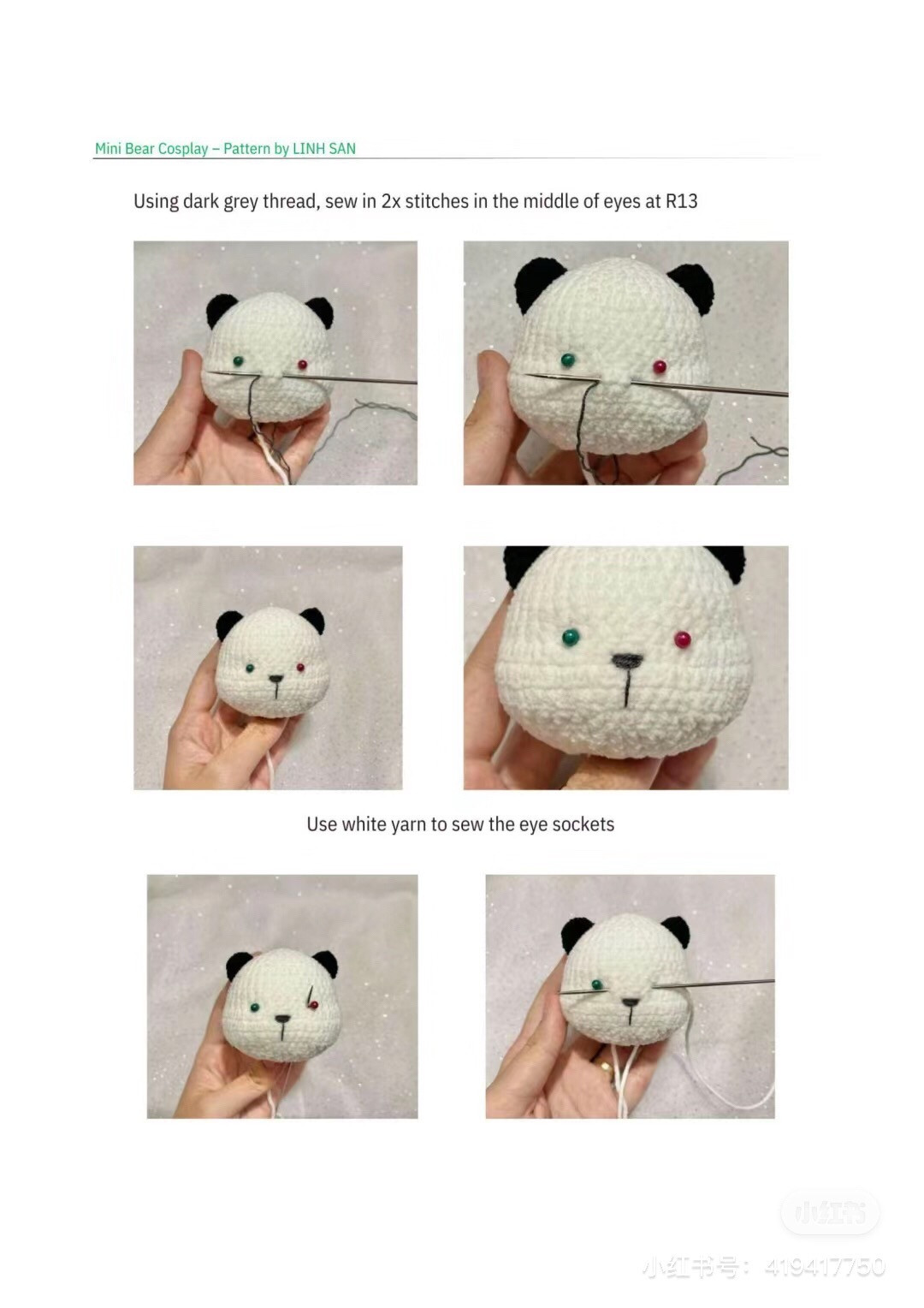 Crochet Pattern for Adorable Bunny Bear and Carrot Bear Amigurumi