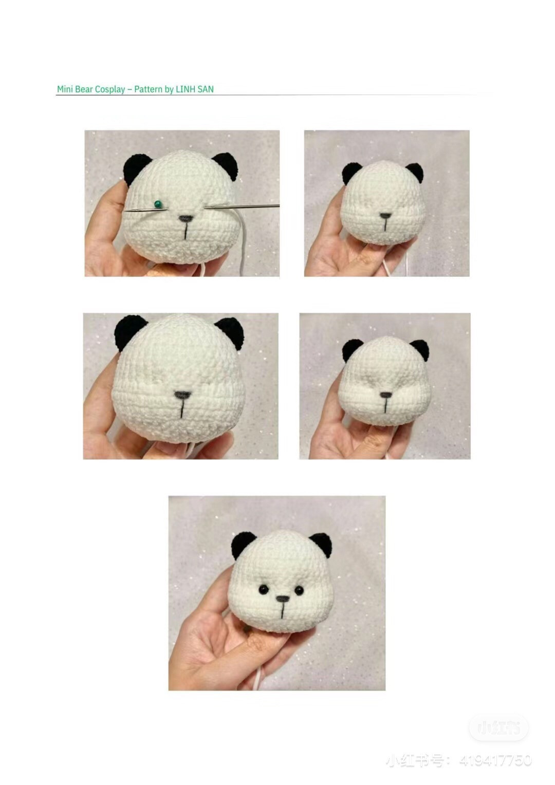 Crochet Pattern for Adorable Bunny Bear and Carrot Bear Amigurumi