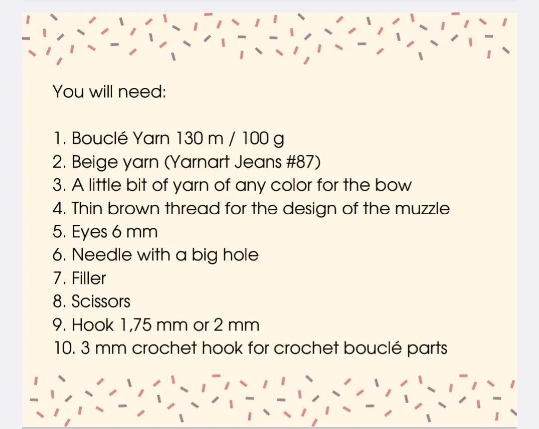 Crochet Pattern for Adorable Pink Sheep with Heart Accent
