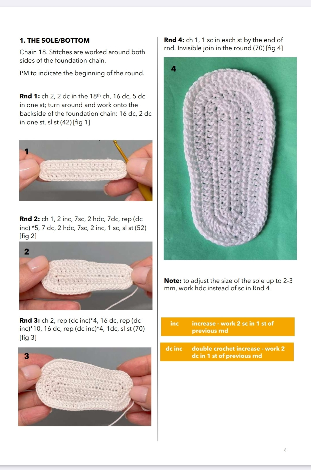 Crochet Pattern for Baby High Top Sneakers in Multiple Sizes