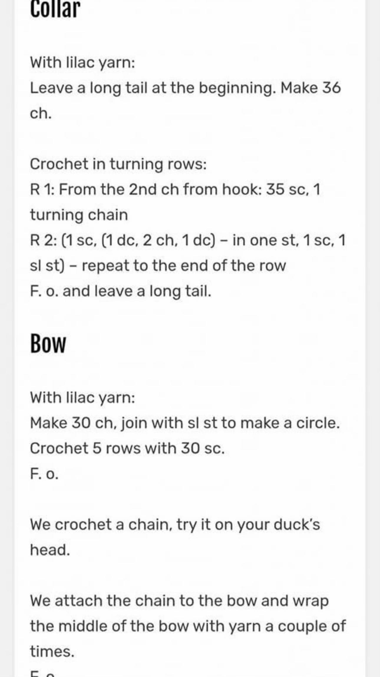 Crochet Pattern for Cute Duck Couple in Outfits