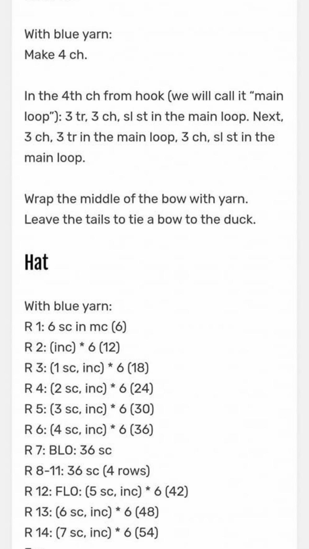 Crochet Pattern for Cute Duck Couple in Outfits