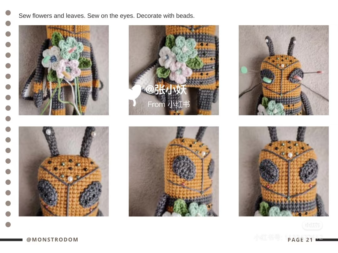 Crochet Pattern Guide: Create Your Own Adorable Flower Bee