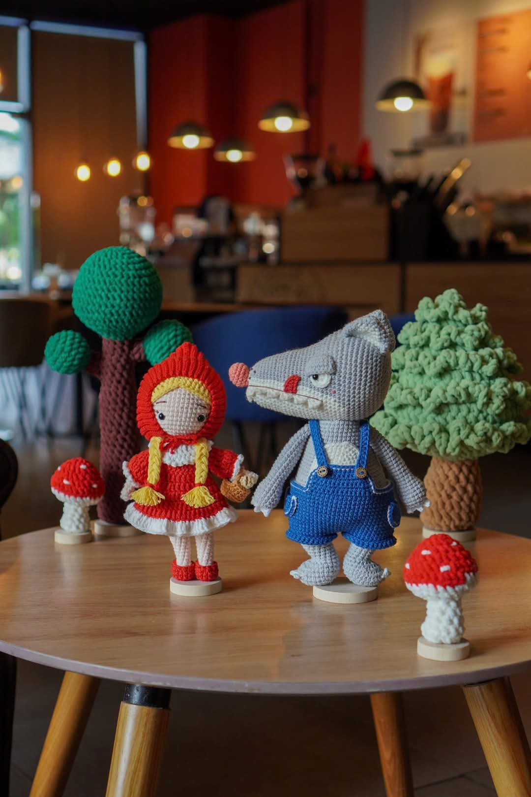 Crochet Pattern: Little Red Riding Hood and the Big Bad Wolf