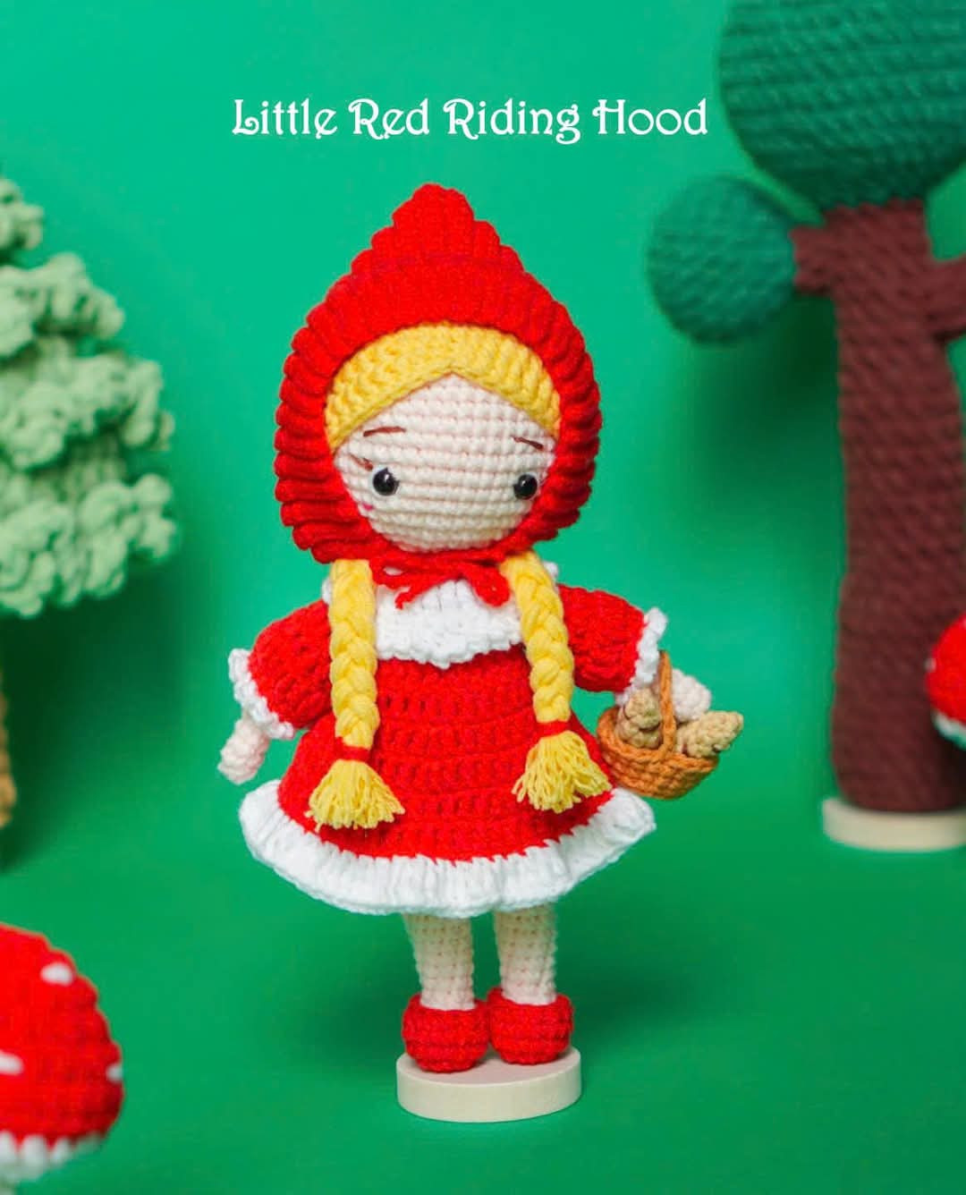 Crochet Pattern: Little Red Riding Hood and the Big Bad Wolf