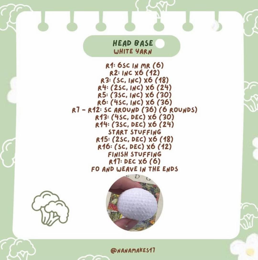 Crochet Your Own Broccoli Pochacco with This Free Pattern
