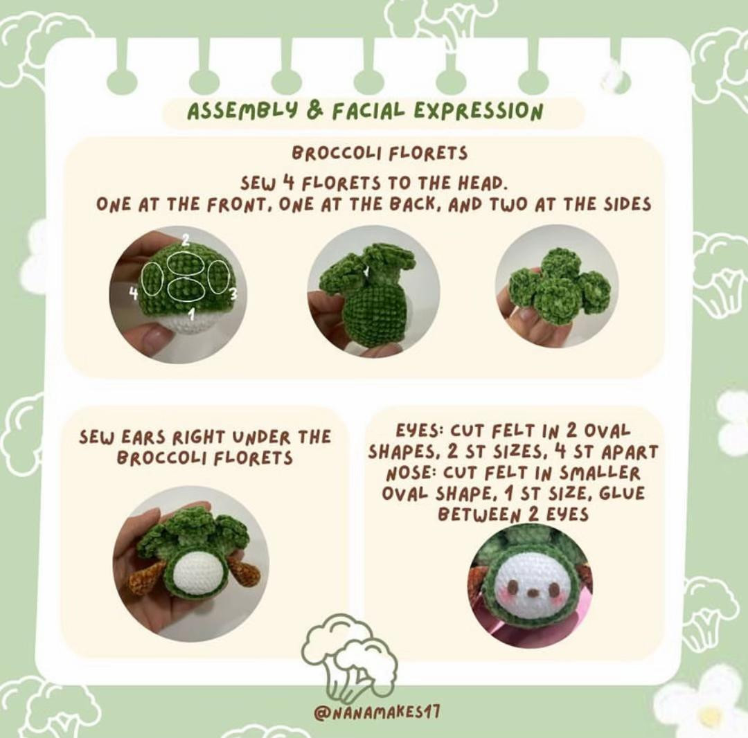 Crochet Your Own Broccoli Pochacco with This Free Pattern