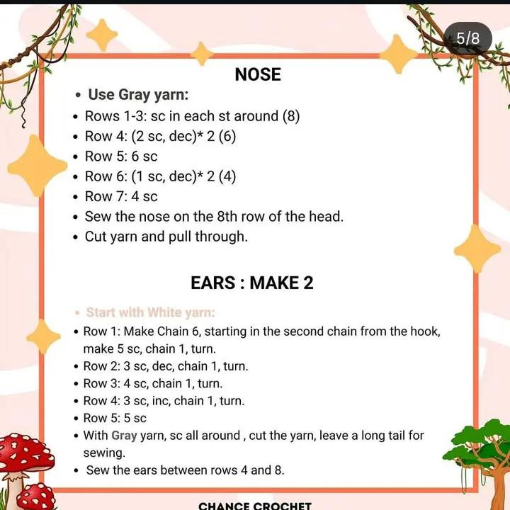 Cute Crochet Elephant Pattern for Beginners - Free and Easy!