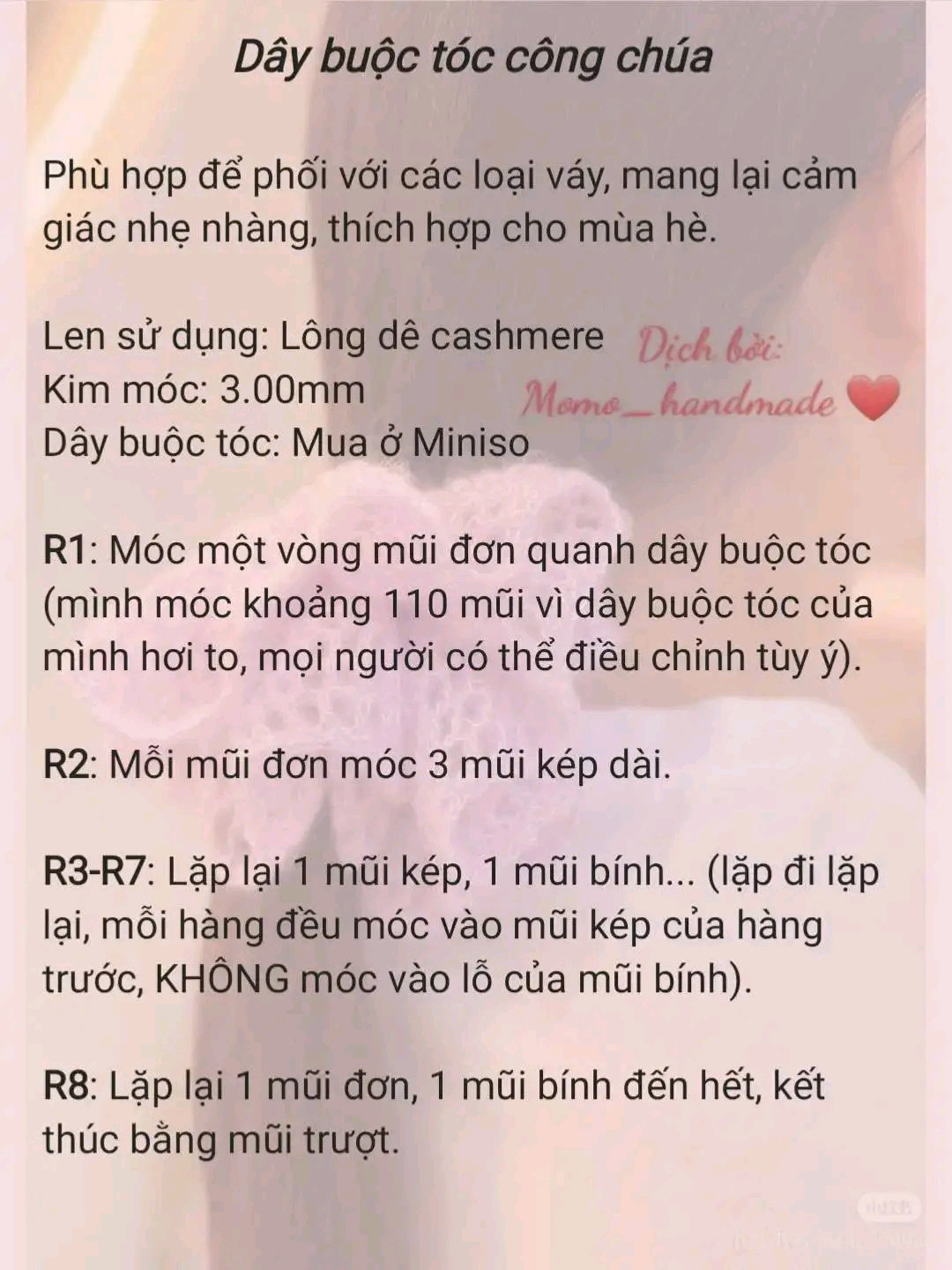 Dây buộc tóc công chúa 🥰🥰