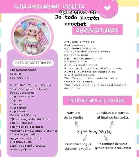 ¡Descubre el patrón gratuito para tejer esta adorable muñeca de crochet!