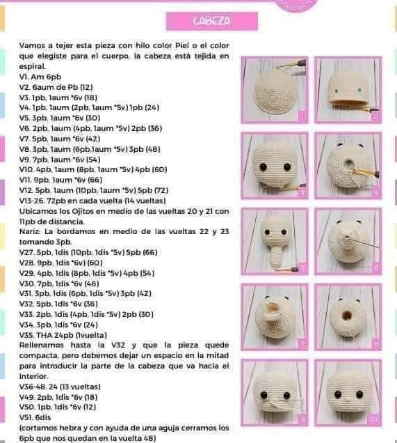 ¡Descubre el patrón gratuito para tejer esta adorable muñeca de crochet!