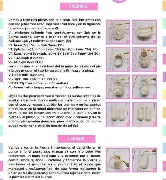 ¡Descubre el patrón gratuito para tejer esta adorable muñeca de crochet!