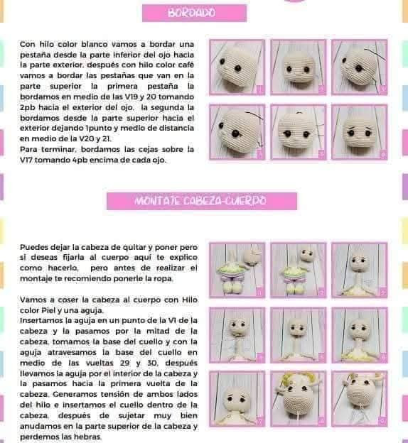 ¡Descubre el patrón gratuito para tejer esta adorable muñeca de crochet!