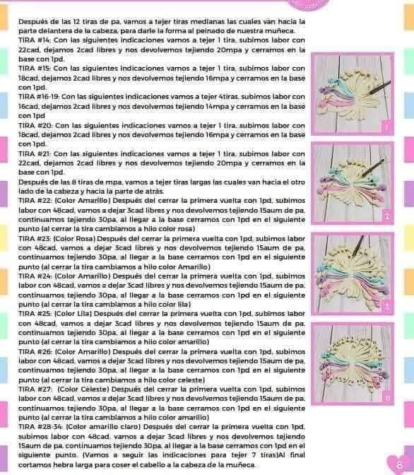 ¡Descubre el patrón gratuito para tejer esta adorable muñeca de crochet!