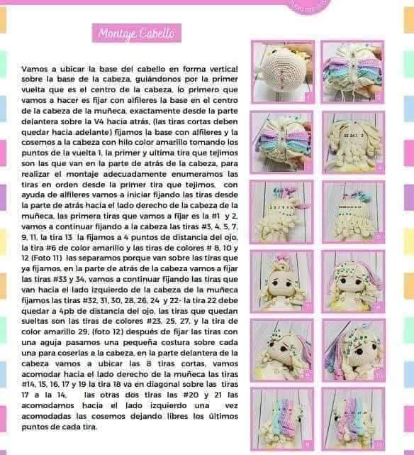¡Descubre el patrón gratuito para tejer esta adorable muñeca de crochet!