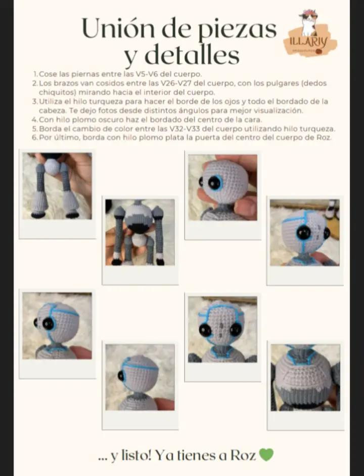 E-book de patrones de amigurumis: Robot salvaje y zorro brillante