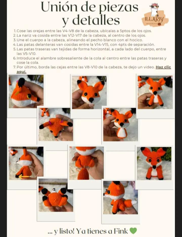 E-book de patrones de amigurumis: Robot salvaje y zorro brillante