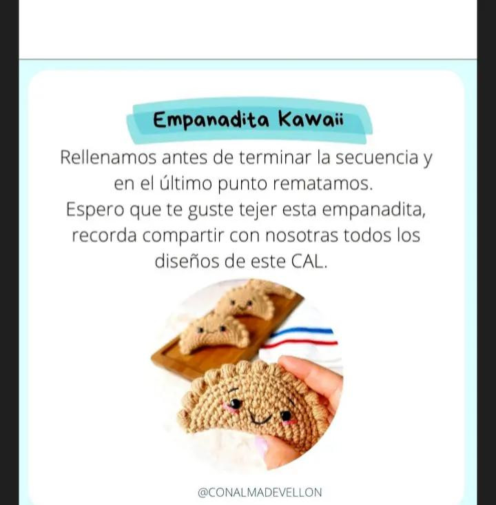 Empanadas de crochet adorables para alegrar tu día