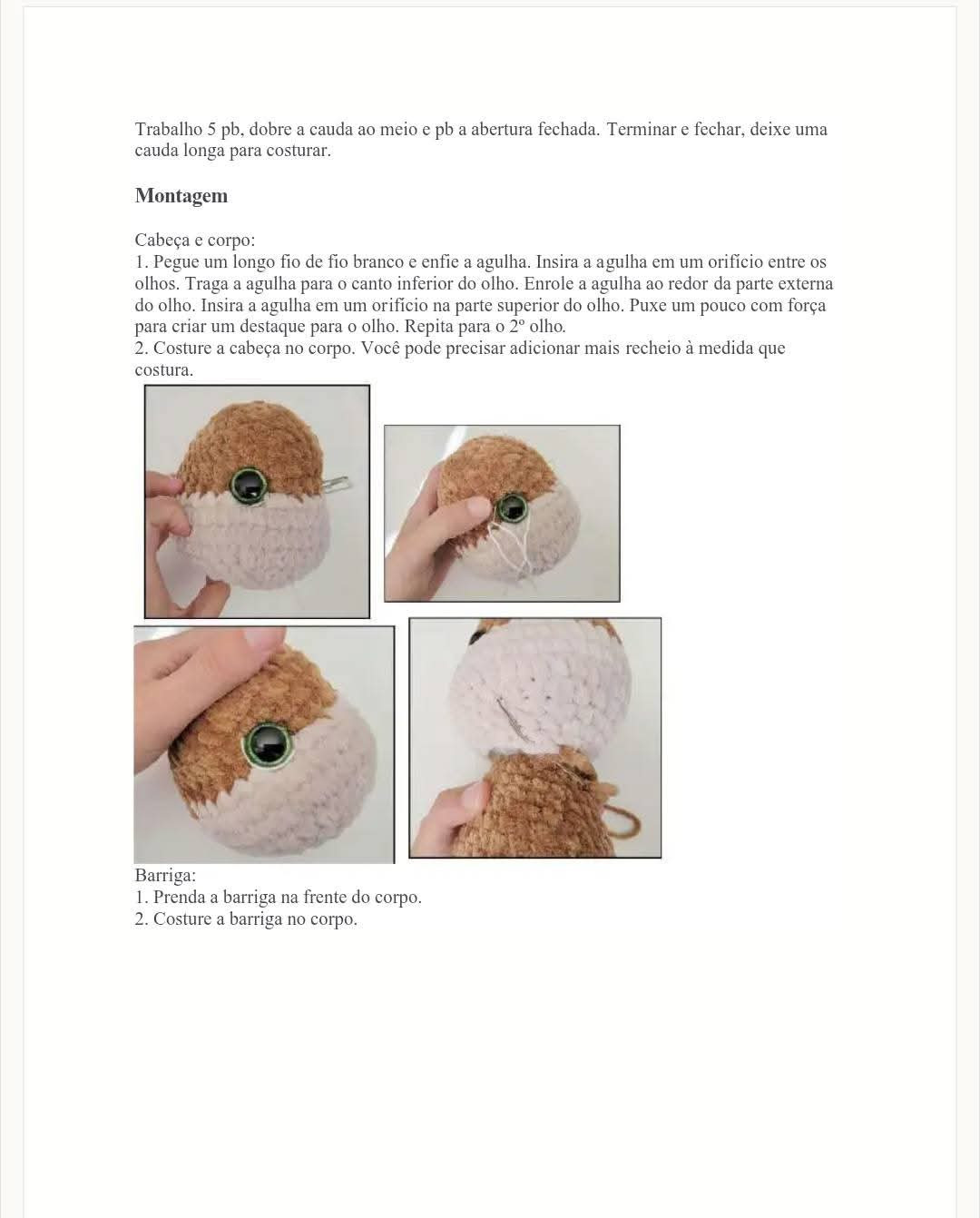 Esquilo Amigurumi Fofo: Receita de Crochê Detalhada e Divertida