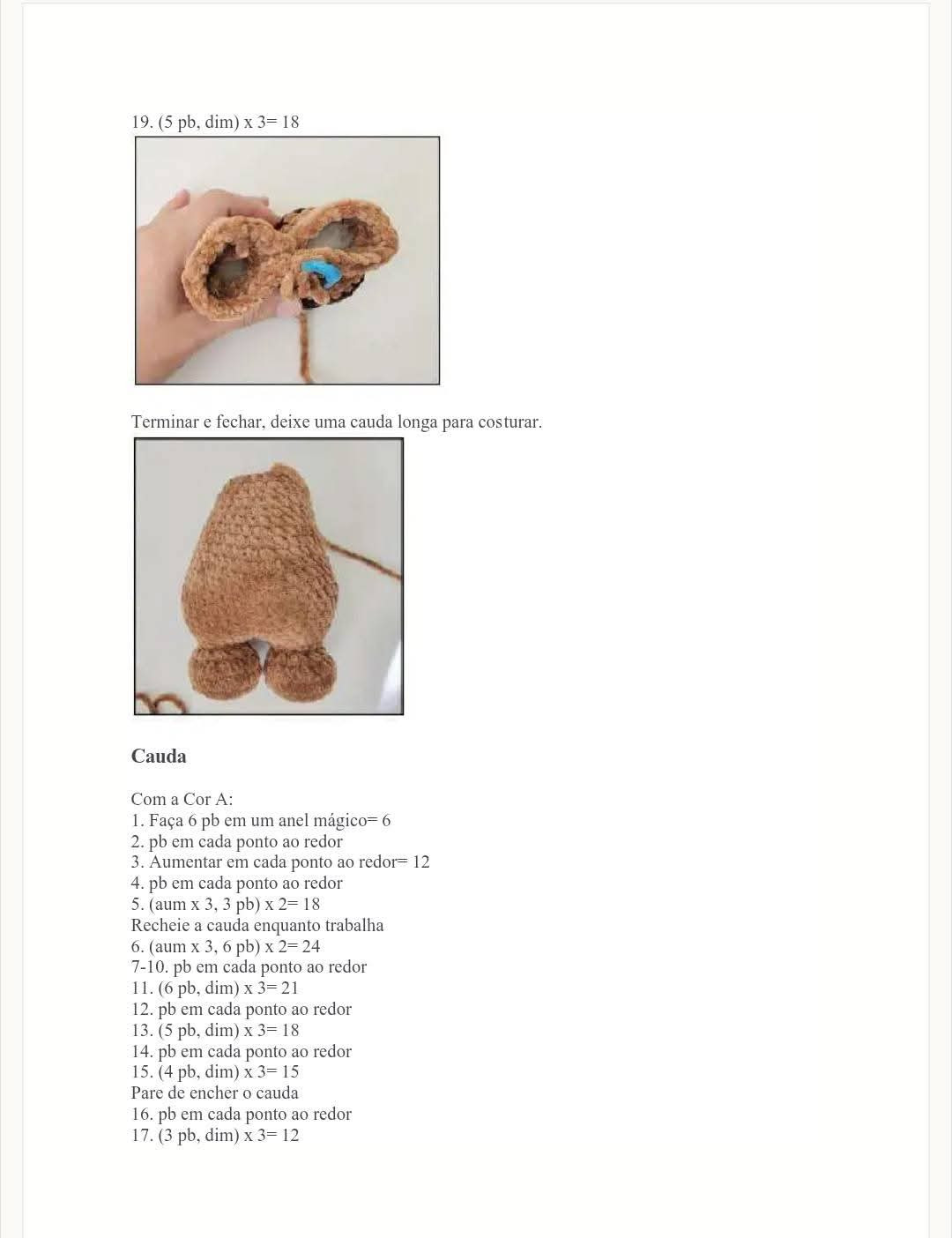 Esquilo Amigurumi Fofo: Receita de Crochê Detalhada e Divertida