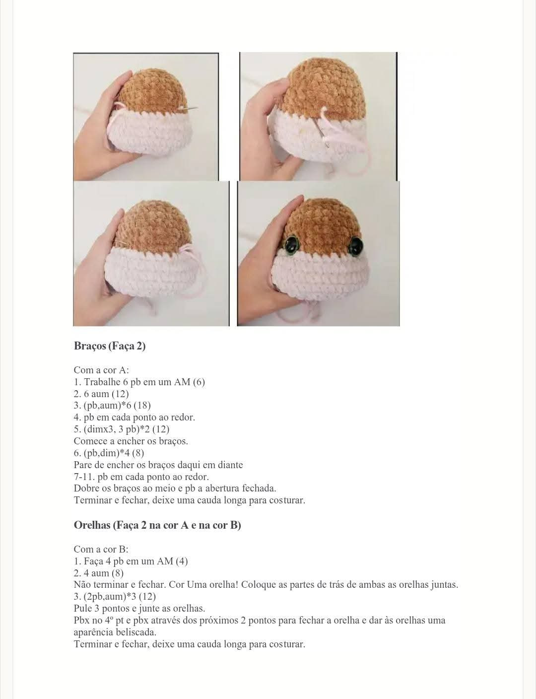 Esquilo Amigurumi Fofo: Receita de Crochê Detalhada e Divertida