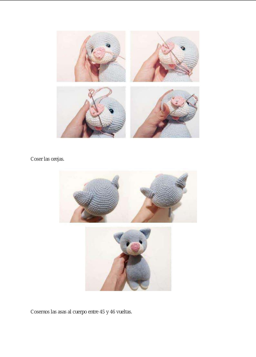 Fácil Amigurumi: Patrón Gratis para Tejer un Gato Adorable