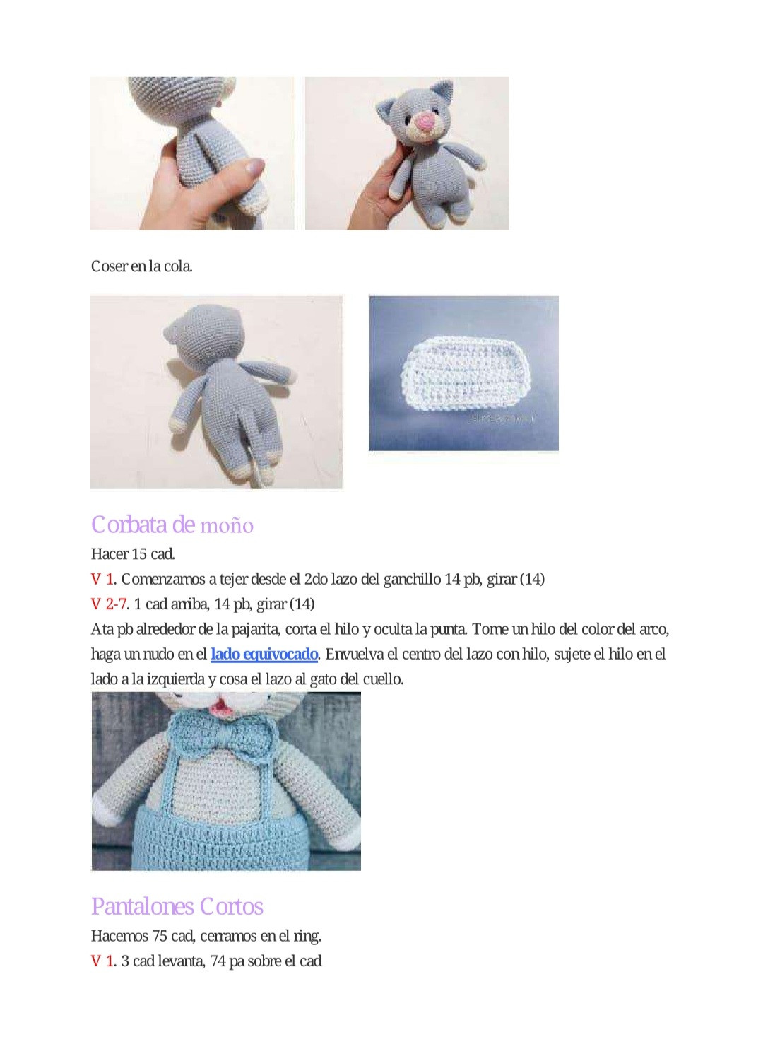 Fácil Amigurumi: Patrón Gratis para Tejer un Gato Adorable