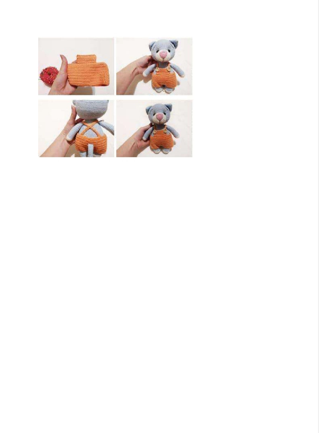 Fácil Amigurumi: Patrón Gratis para Tejer un Gato Adorable