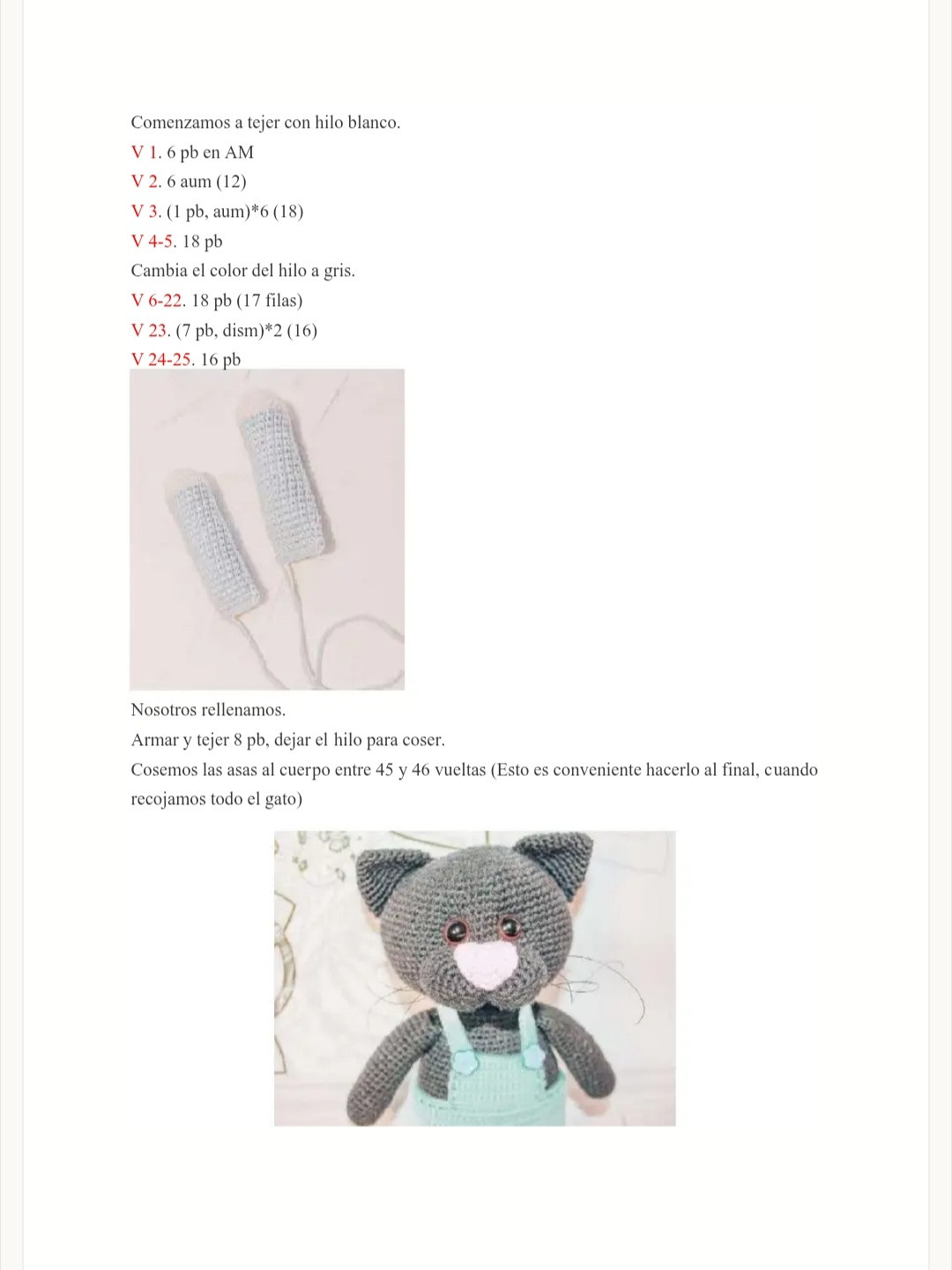 Fácil Amigurumi: Patrón Gratis para Tejer un Gato Adorable
