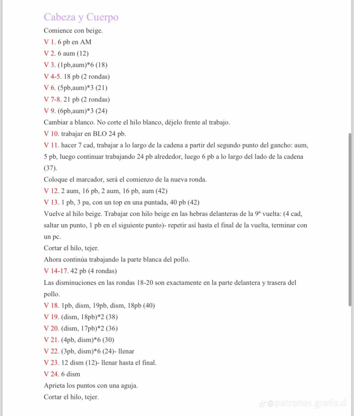 Fácil Amigurumi Pollo en Nido: Patrón Gratis PDF