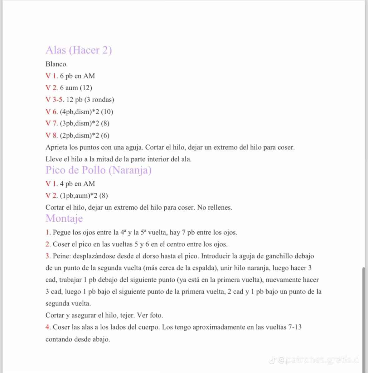 Fácil Amigurumi Pollo en Nido: Patrón Gratis PDF