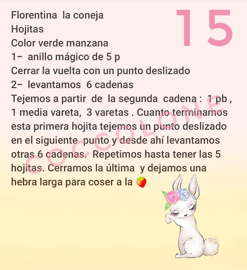 Florentina: Conejita de Amigurumi con Vestido Rosa y Sombrero Elegante
