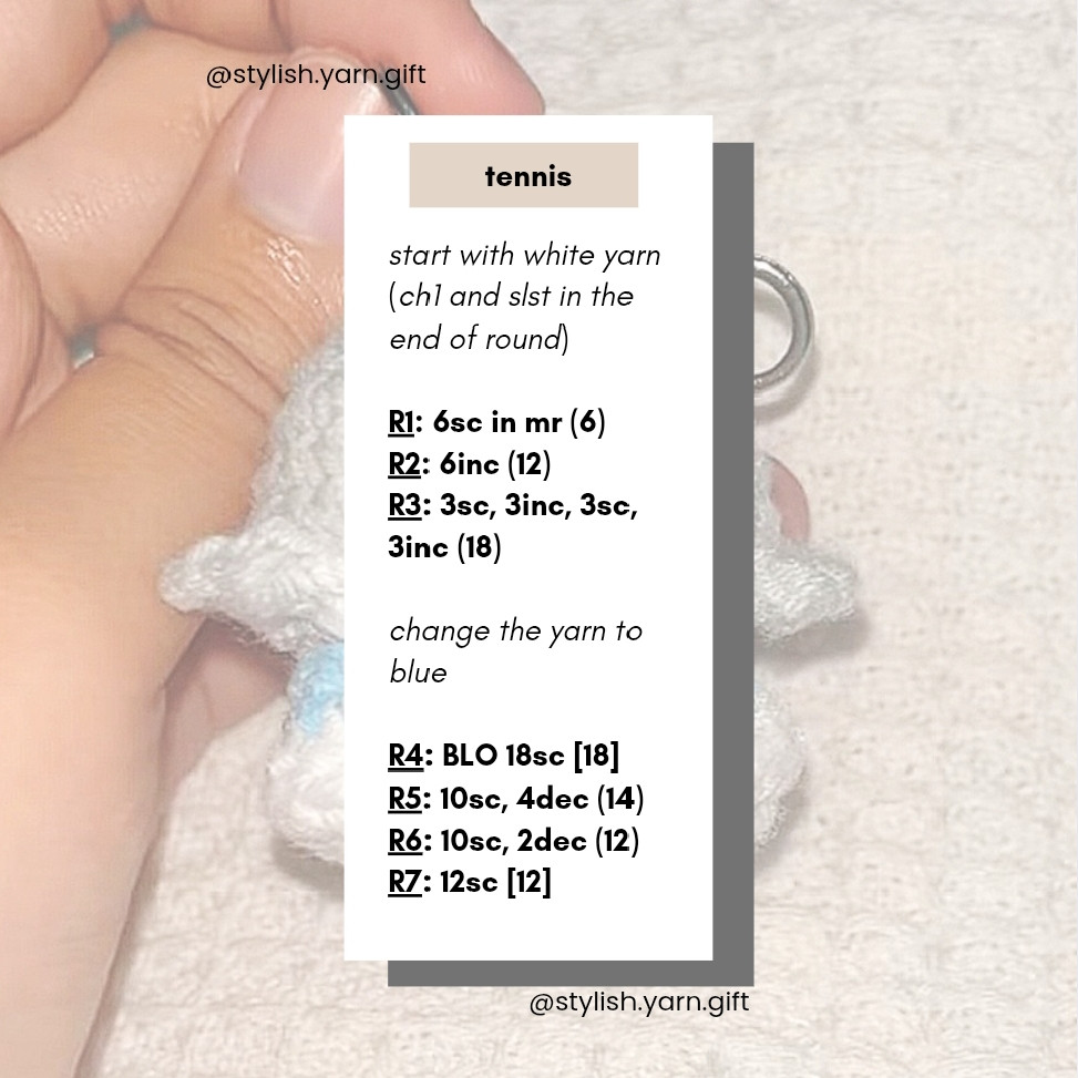 Free Crochet Keychain Pattern for Cute Amigurumi Toy