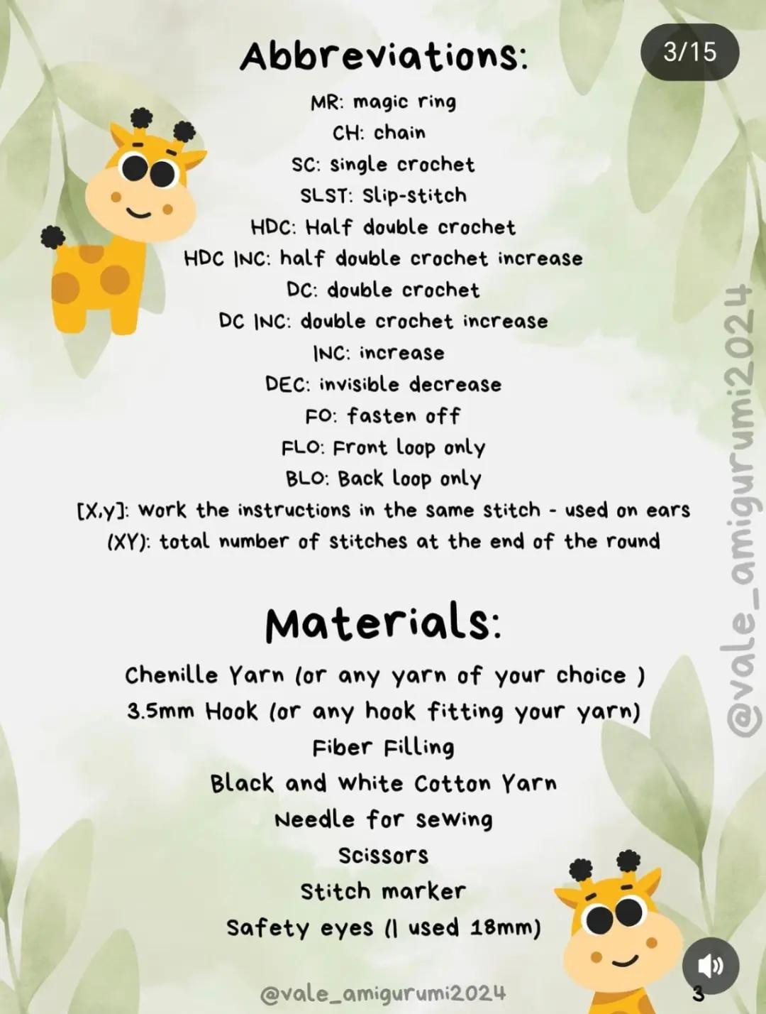 Free Crochet Pattern: Adorable Amigurumi Giraffe for Beginners