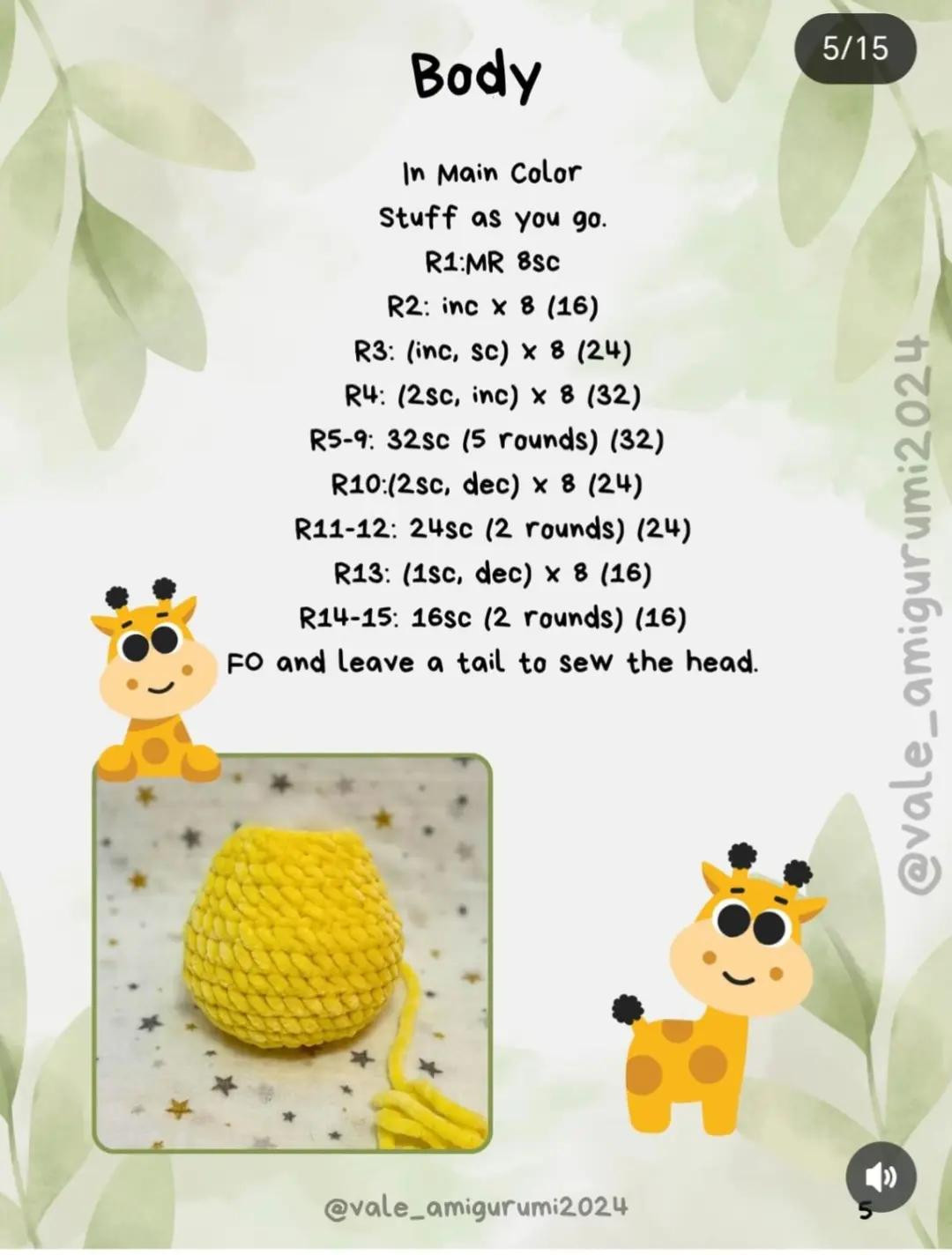 Free Crochet Pattern: Adorable Amigurumi Giraffe for Beginners