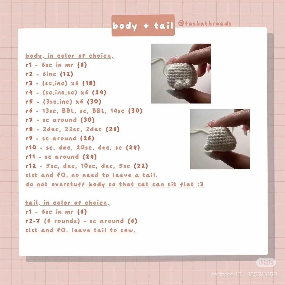 Free Crochet Pattern: Adorable Baked Cat Amigurumi