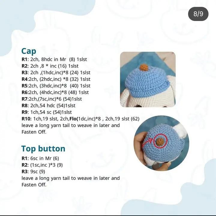 Free Crochet Pattern: Adorable Memo Bunny Amigurumi in Overalls