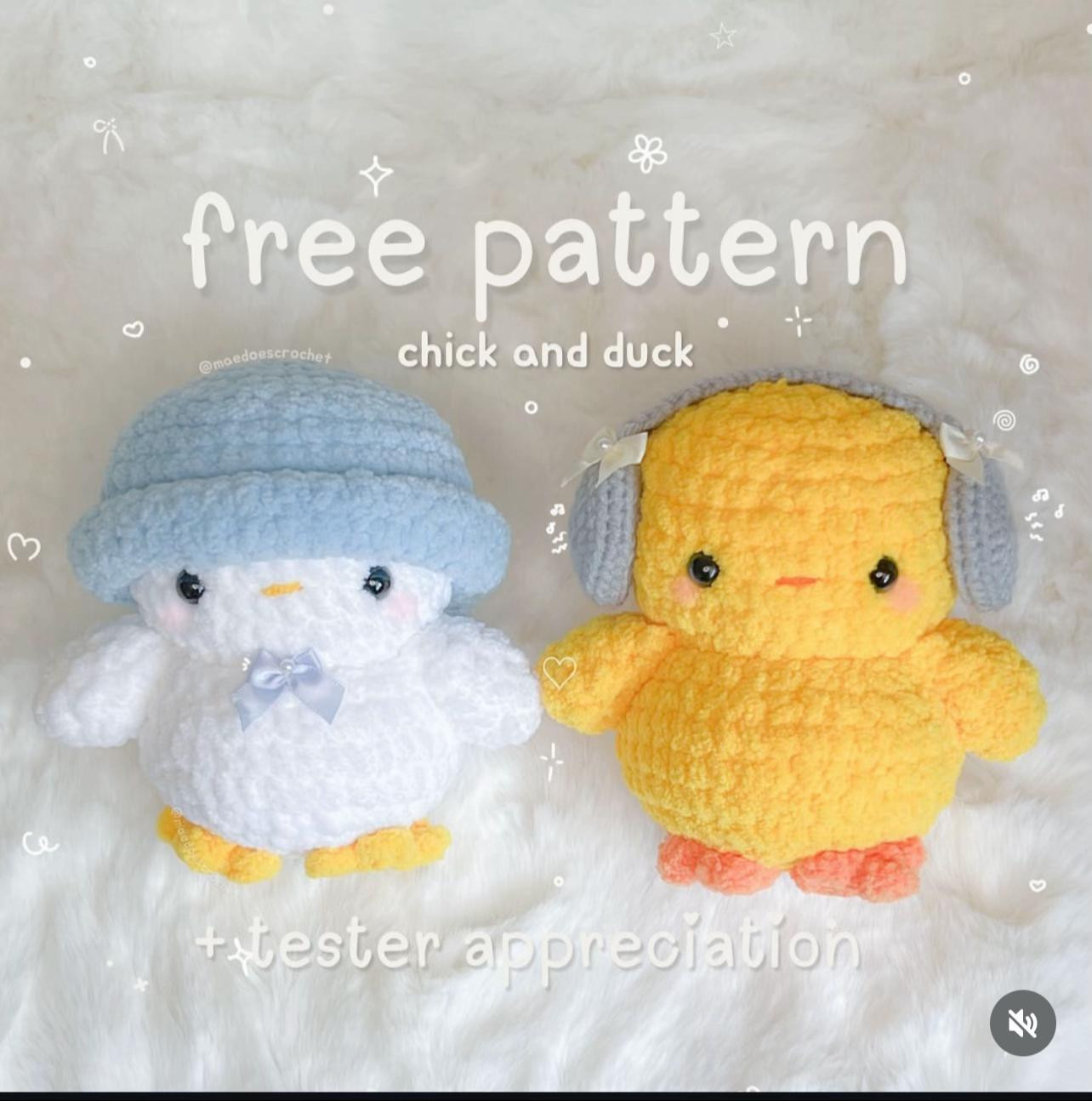 Free Crochet Pattern for Adorable Chick and Duck Amigurumi