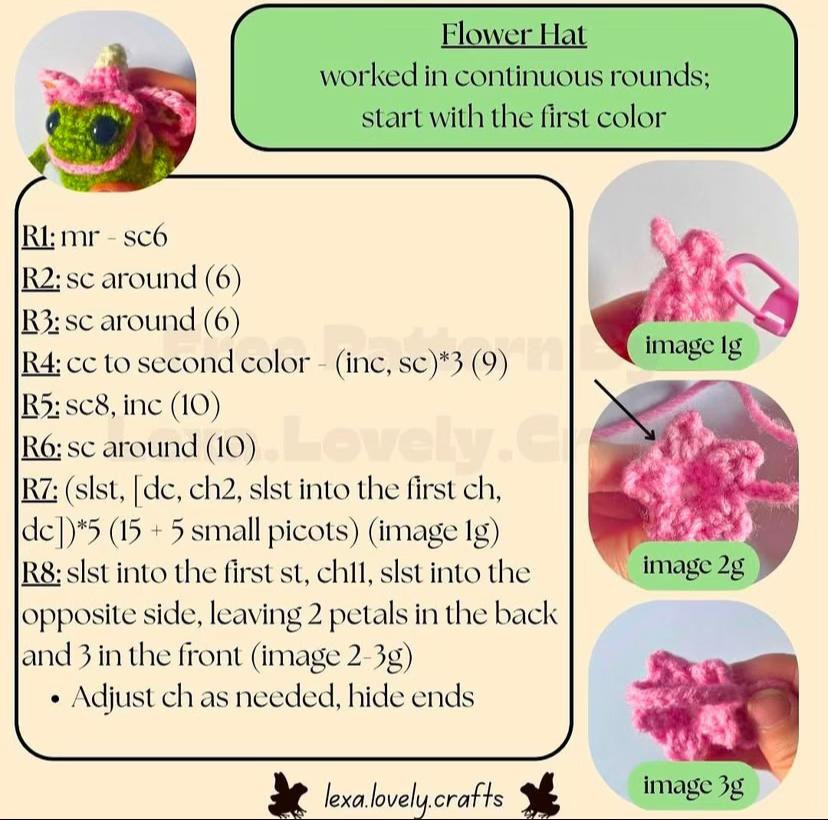 Free Crochet Pattern for Adorable FlutterFrog Amigurumi