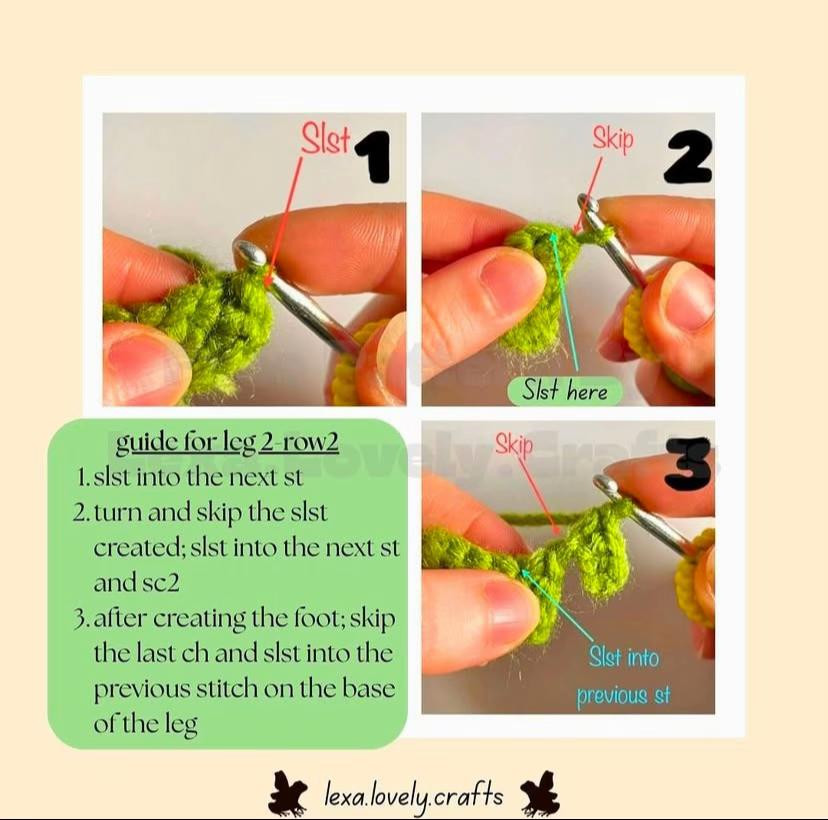 Free Crochet Pattern for Adorable FlutterFrog Amigurumi