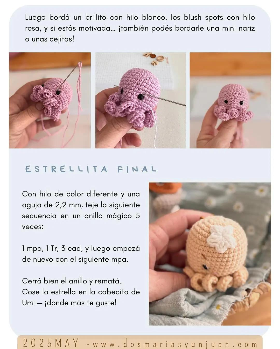 Free Crochet Pattern for Adorable Umi Octopus Toy