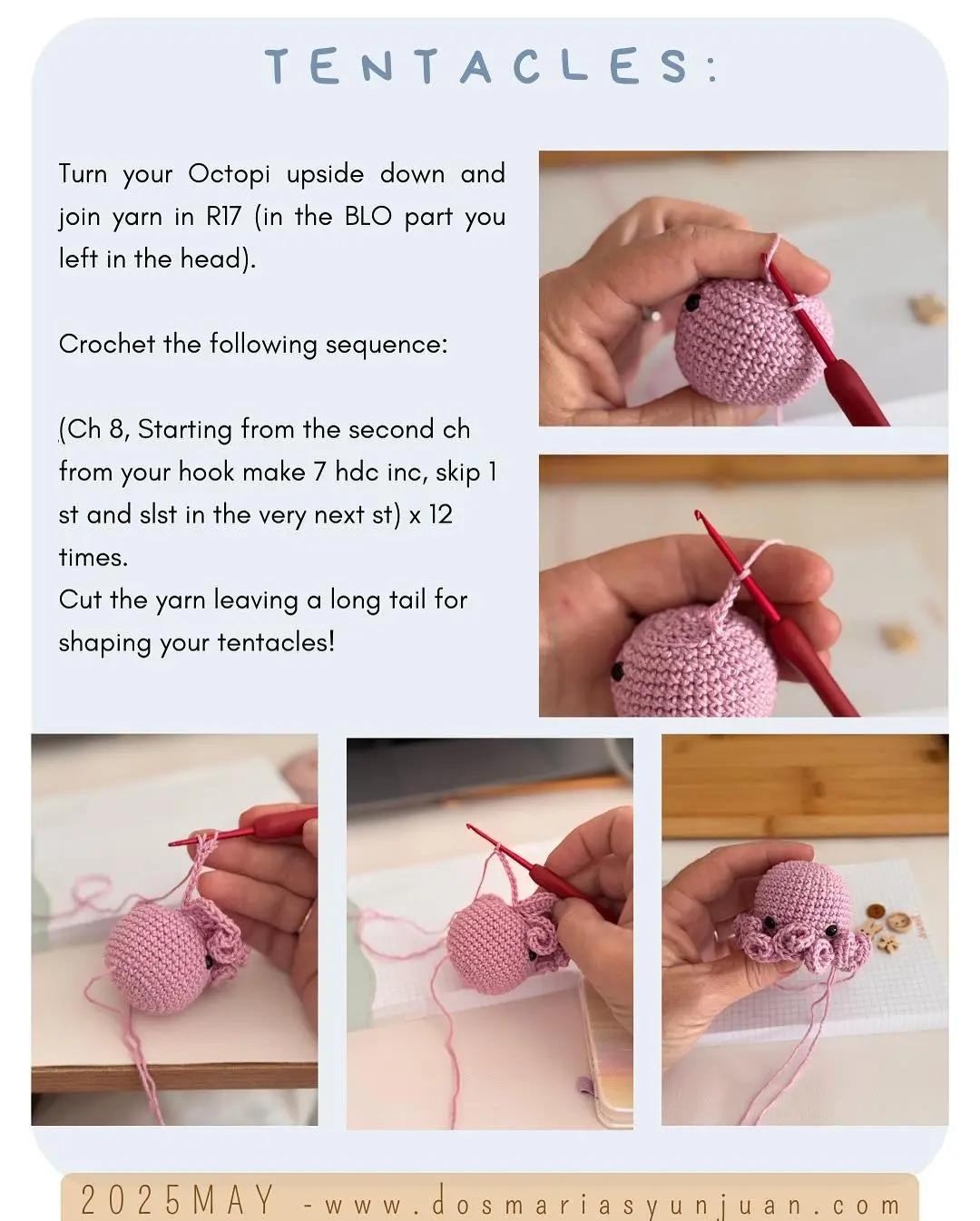Free Crochet Pattern for Adorable Umi Octopus Toy
