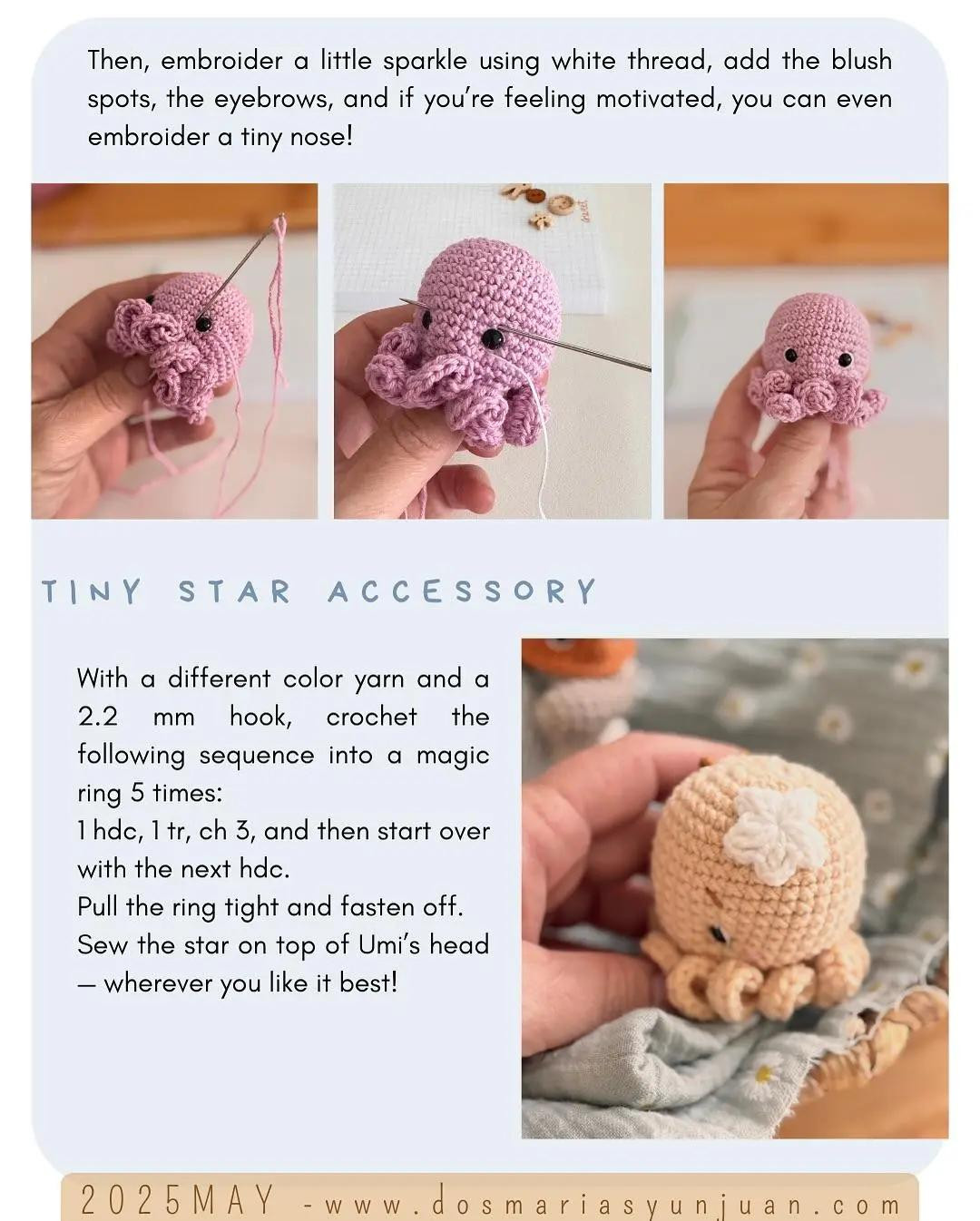 Free Crochet Pattern for Adorable Umi Octopus Toy