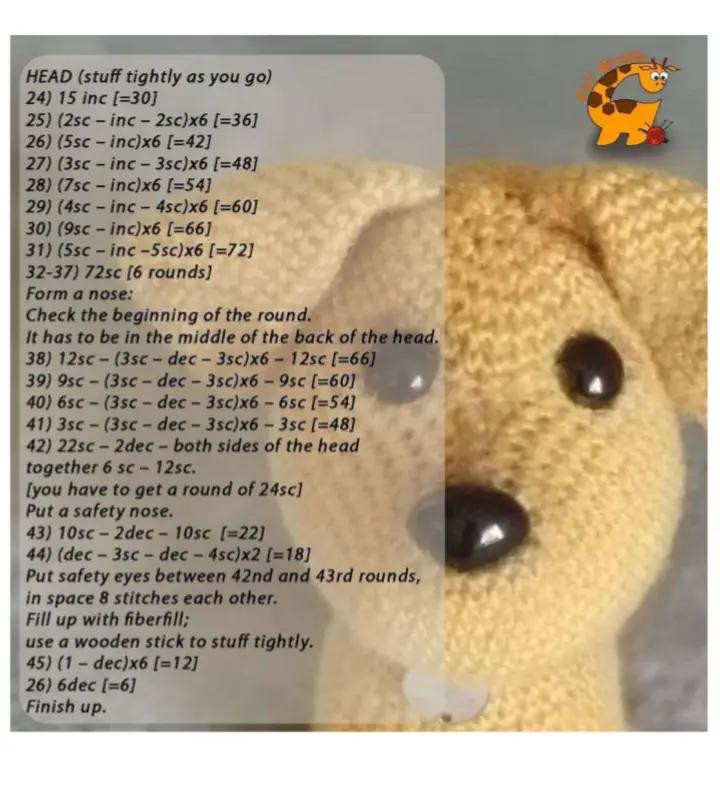 Free Crochet Pattern for an Adorable Puppy Amigurumi