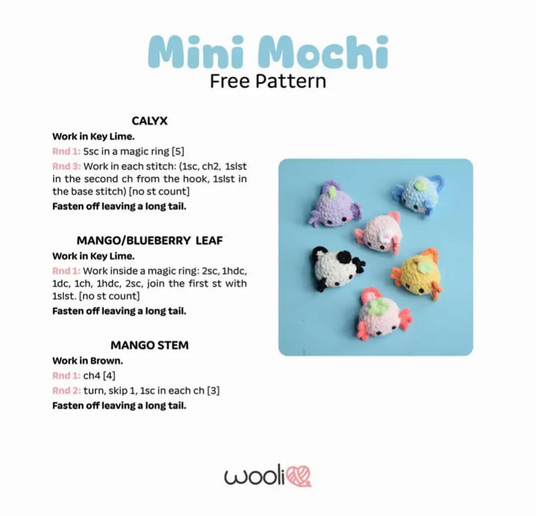 Free Crochet Pattern for Cute Amigurumi Sea Creatures