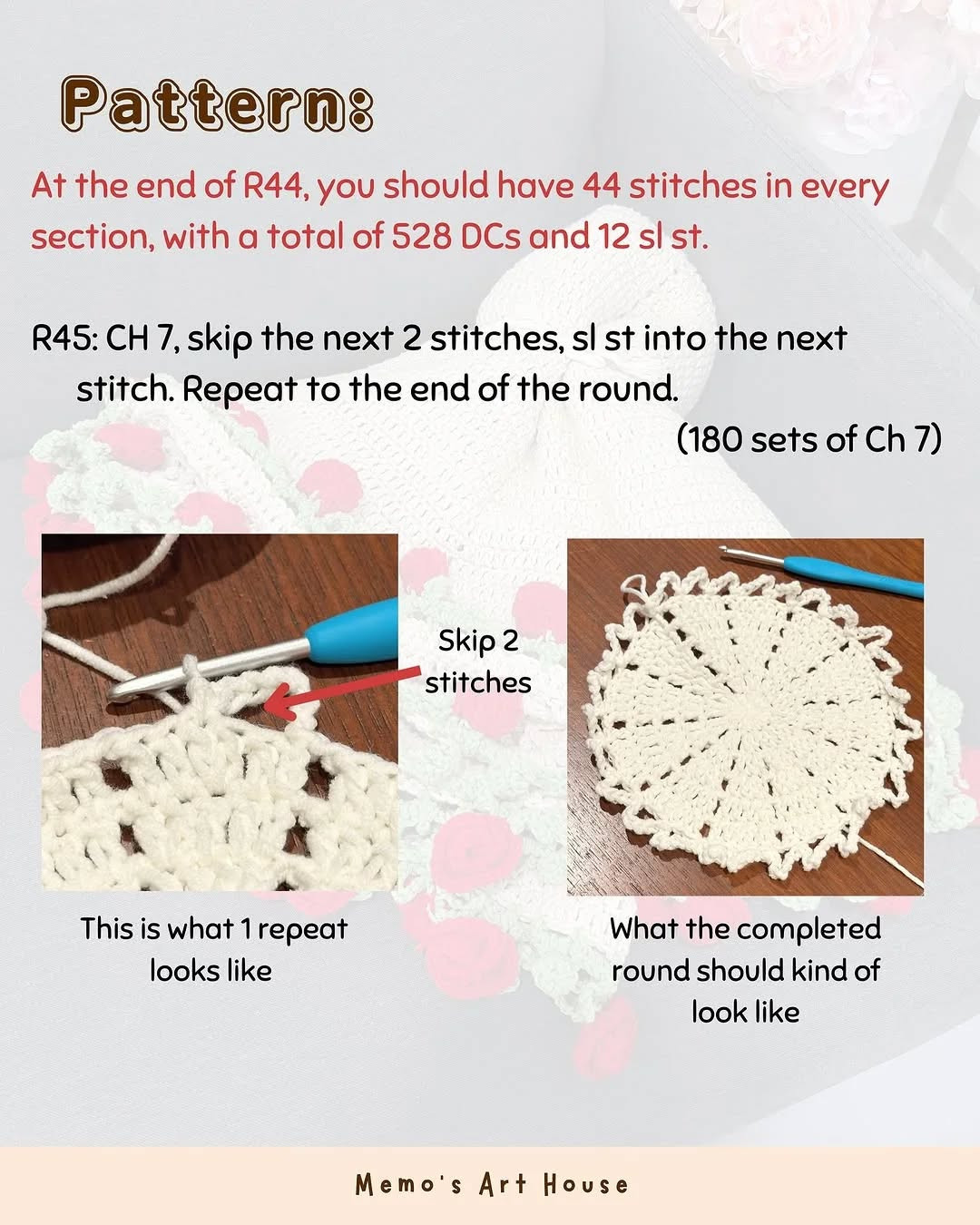 Free Crochet Pattern: Rose Bouquet Blanket Tutorial