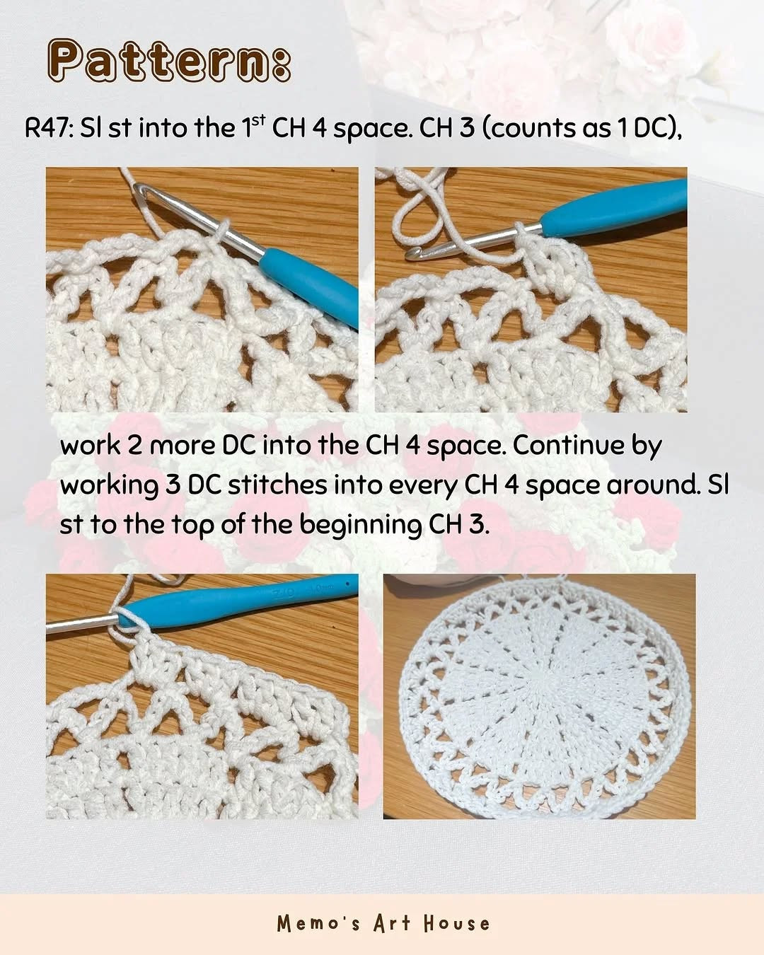 Free Crochet Pattern: Rose Bouquet Blanket Tutorial