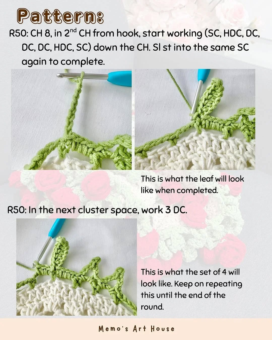 Free Crochet Pattern: Rose Bouquet Blanket Tutorial