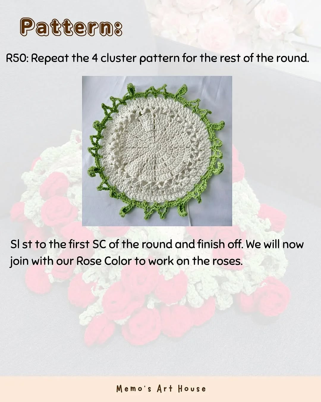 Free Crochet Pattern: Rose Bouquet Blanket Tutorial